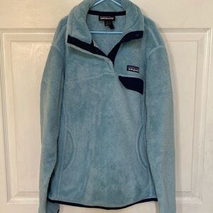 patagonia button up sweatshirt!